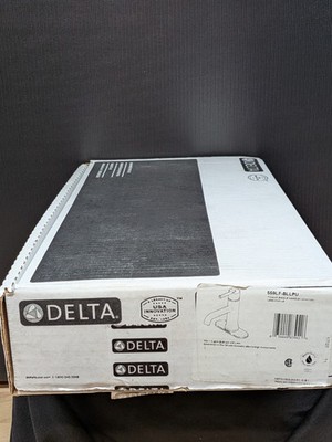 Delta 559LF-BLMPU Trinsic Single Handle Bathroom Sink Faucet - Black