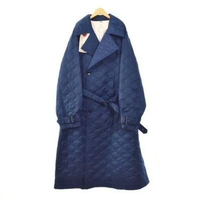 ジャケット・アウター SHINYAKOZUKA TRENCH WITH KAPOK KNOT Shinyakozuka SHINYA KOZUKA 24AW TRENCH WITH KAPOK KNOT Quilted