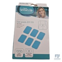 Beurer EM55 Menstrual Relax+ Gel Pads | Includes 6 Self-Adhesive Electrode Pads