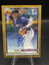 2026 Topps Series 1 Ryan Ritter Rookie Gold Auto /50 Rockies Mojo Silver Pack