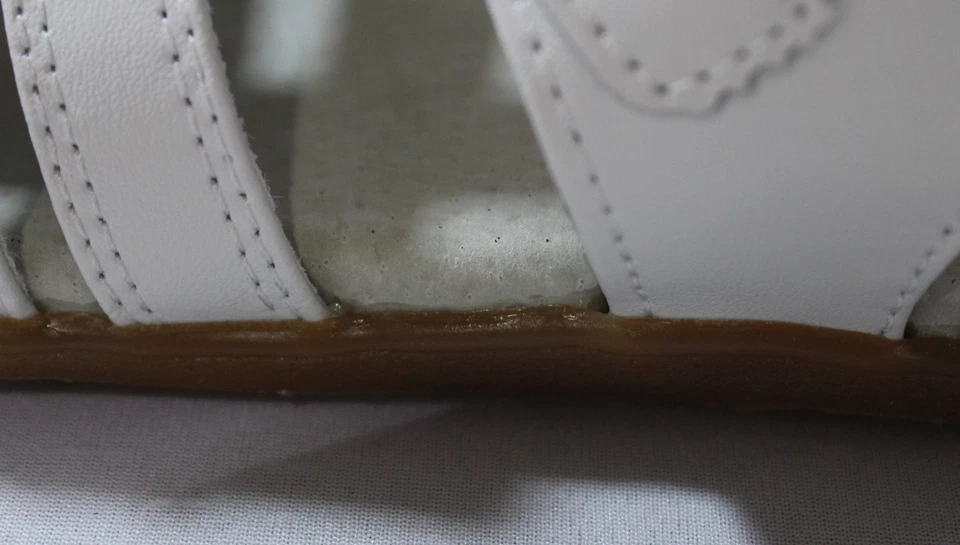 Sandalias clásicas Gloria V See Kai Run para niñas pequeñas JL3 blancas talla US:8 UK:7 Foto 3 de 4