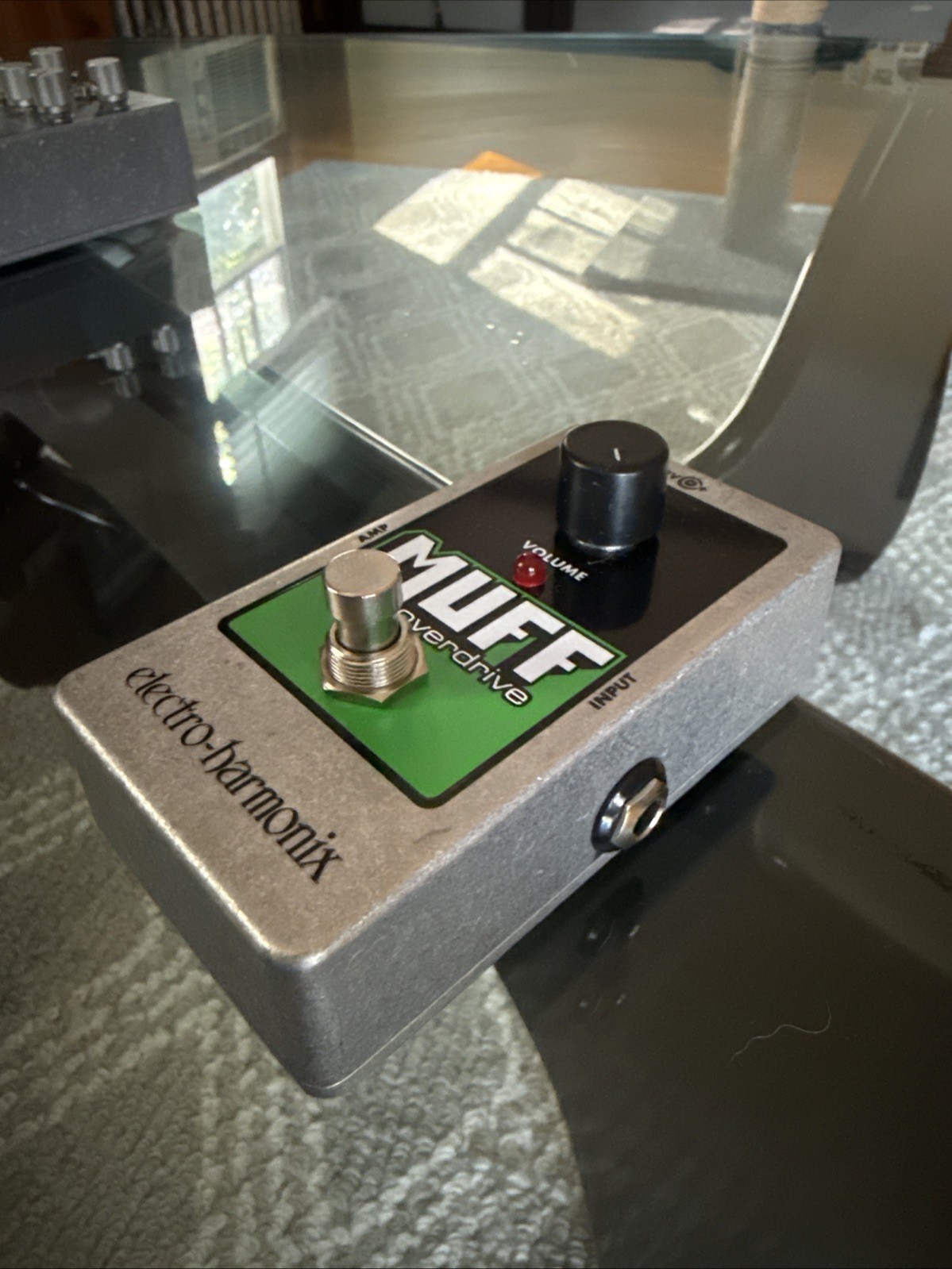 Electroharmonix Muff Overdrive Guitar Effects Pedal Tested Working.