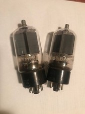 Two 6DQ6A  Power beam Radiotron Pentodes