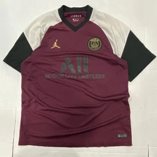 Nike PSG Paris Saint-Germain 20/21 Football Shirt Soccer Jersey Jordan size L