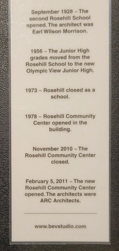 Bookmark - Rosehill Community Center - Mukilteo - Washington - Laminated - Foto 5 di 5