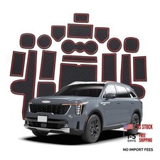 Set of 21 Waterproof Cup Holder Mats for Kia Sorento 2021-2025 - Soft Non-Slip