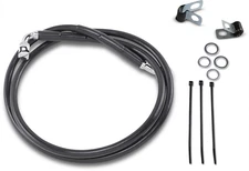 Drag Specialties Standard Length Front Stainless Steel Brake Line Kit #1741-2550