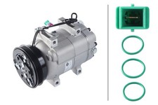 HELLA 8FK 366 200-801 DCW-17B Klimaanlage Klimakompressor PAG 46 R134a für VW