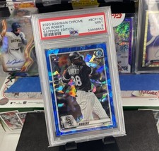 2020 Bowman Sapphire Luis Robert Chrome RC Rookie #BCP-150 White Sox PSA 9