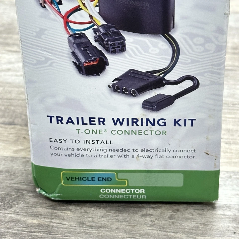 Trailer Wiring Harness Kit For 13-16 Ford Escape All Styles Plug & Play T-One - Image 3 of 4