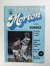 Greenock Morton v Dundee;  17th November 1979