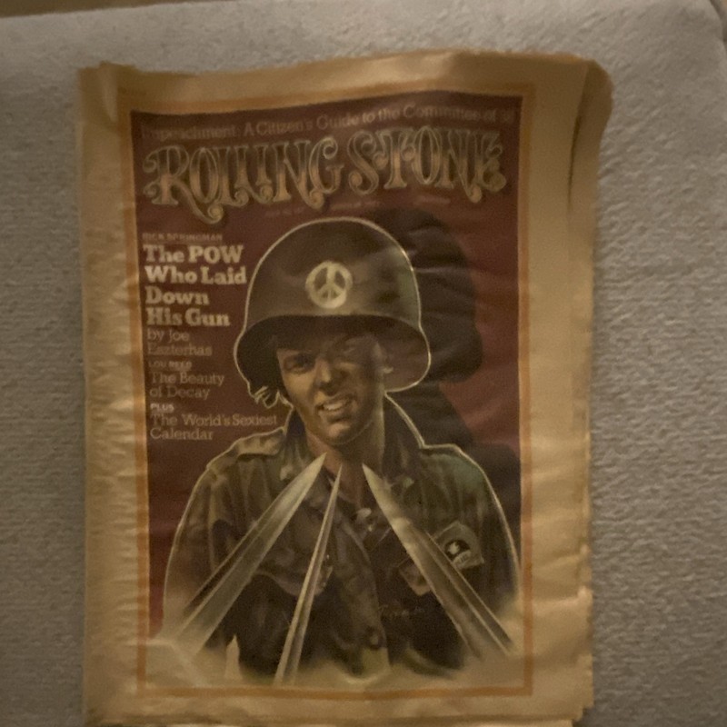 Rolling Stone November 1970 Issue 70 - Vietnam War POW, Illustrated, English