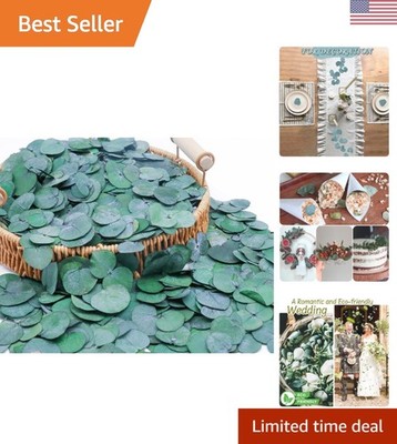 3200+ Pieces Small Eucalyptus Leaves: Biodegradable Confetti for Parties & Decor