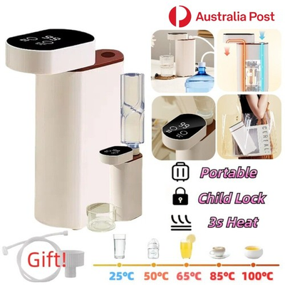 #ad Portable Electric Instant Hot Water Kettle Dispenser Heating Tea Maker Coffee AU AU $89.98