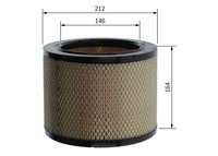 Luftfilter Bosch F 026 400 316 Filtereinsatz
