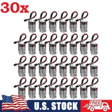 30Pcs ER3V/3.6V JZSP-BA01 1000mAh PLC Lithium Battery For Yaskawa PLC Battery
