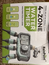 RainPoint ITV447 Digital 4-Zone 4-Outlet Tap/Hose Water Timer LC-Display