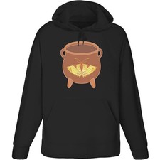 'Earthy Orange Cauldron' Adult Hoodie / Hooded Sweater (HO060284)