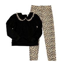 Janie And Jack Leopard Outfit Size 7