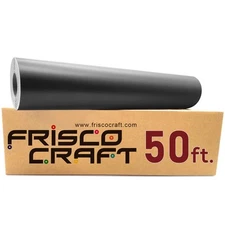 Black Permanent Vinyl - 12" x 50 FT Roll Compatible with Popular Cutters, Sig...