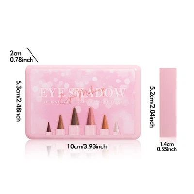 Frauen Spitz Zulaufende Lidschattenstifte Glänzend Lidschattenstift-Set Funkeln - Bild 1 von 4