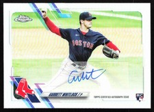 2021 Topps Chrome Refractor Autographs Garrett Whitlock Rookie Auto Boston Red