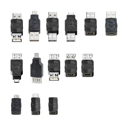 USB Adapter Micro USB Mini USB Male Female Converter Data Sync Charging 480Mbps