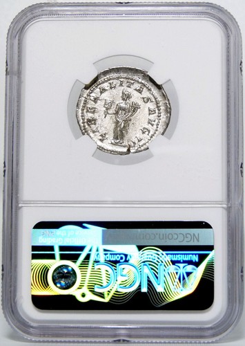 Moneda Romana Doble Denario GORDIANO III/Liberalitas con Cornucopia NGC Choice XF - Imagen 3 de 14