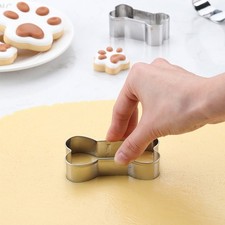 4pcs/set Cookie Mold Heat Resistant Minimalist Dog Bones/claws Cookie Mold Cute