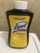 Lysol Concentrate Disinfectant, Original Scent, 12 fl Oz Makes 9 Gallons