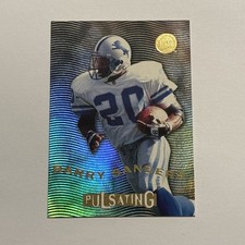 Barry Sanders 1996 Ultra Pulsating Insert Card #6 Detroit Lions