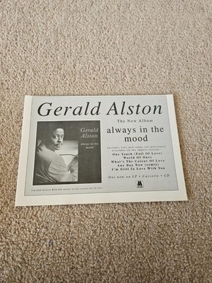 TBOOKM22 ZEITSCHRIFTENWERBUNG 5X8'' GERALD ALSTON - IMMER IN STIMMUNG 