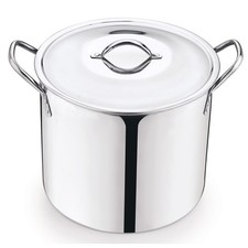 8 Quart Stainless Steel Stock Pot with Metal Lid