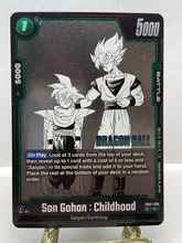 2026-08-06 · $2 · SON GOHAN : CHILDHOOD FB01-088 C MANGA BOOSTER 01 DRAGON BALL SUPER HO
