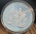 History Of America Boston Tea Party 1773 .999 Silver Coin 20 Grams =0.705 ounces