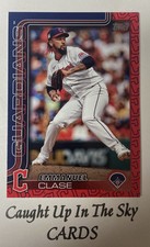 2025 Topps Series 1 Emmanuel Clase Team Logo Border SP Guardians PR /400