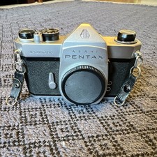 PENTAX Spotmatic SP 35mm SLR Film Camera Body only - Silver/Black - Untested