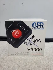 CPR V5000 Call Blocker for Landline Phones - Block All Robo & Spam Calls - NEW