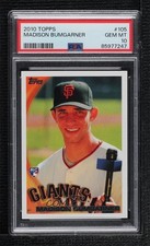 2010 Topps Madison Bumgarner #105 PSA 10 GEM MT 02u0