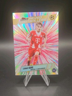 2026 TOPPS FINEST UCL ''PRIZED FOOTBALLERS FUSION'' CASEHIT LENNART KARL FC BAYERN