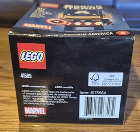 LEGO BRICKHEADZ: Captain America 41589 Retired New Sealed 