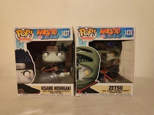 BUNDLE! Funko Pop! Naruto Shippuden - Kisame Hoshigaki #1437 & Zetsu #1438