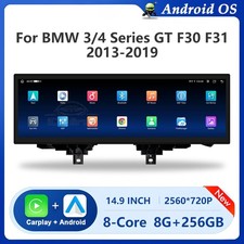 14,9'' 8Kern 8+256GB Android BT5.0 GPS Autoradio Carplay für BMW F30 F31 F32 NBT