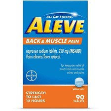 Aleve Back  Muscle Pain 90 Tabs Each Exp: 6/2028 
