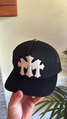Chrome Hearts Triple Cross Patch Hat | eBay