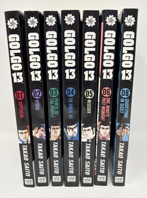 Golgo 13 Manga English - YOU PICK - 1st Print Viz Signature 1 2 3 4 5 6 8