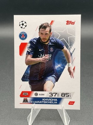 Khvicha Kvaratskhelia Topps Match Attax 2025/2026 Paris PSG 25/26 # 241