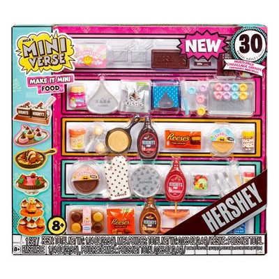 MGA's Miniverse Make It Mini Food Hershey Multipack 30pc DIY Resin Craft- New