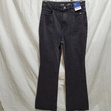 Old Navy Women's Higher High Rise Flare Jeans Moonshade Black Size 8 NWT