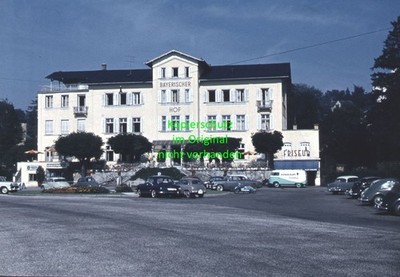 STARNBERG - Hotel VW Bulli & versch. Ansichten - 5x Farb Dia Glasdia -1957-AO21